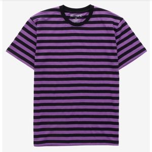 Purple & Black Stripe T-Shirt